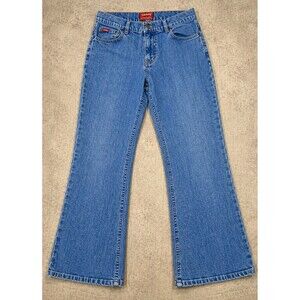 CHAPS DENIM Y2K BOOTCUT JEANS WOMENS 10 LIGHT WASH MID RISE
